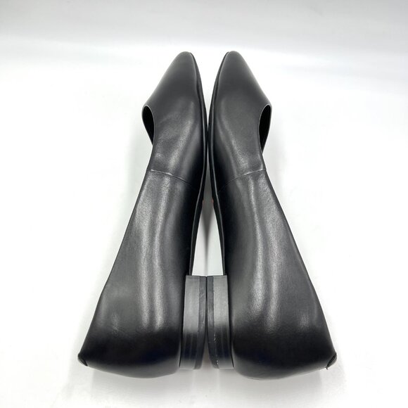 Rockport Womens Size 10.5 Adelyn Black Leather Pointed Toe Ballet Flats Shoes - Picture 8 of 14